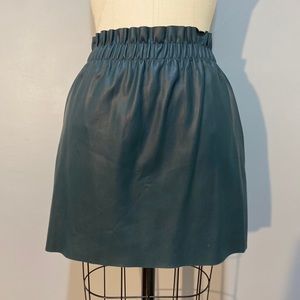 Faux Leather Skirt